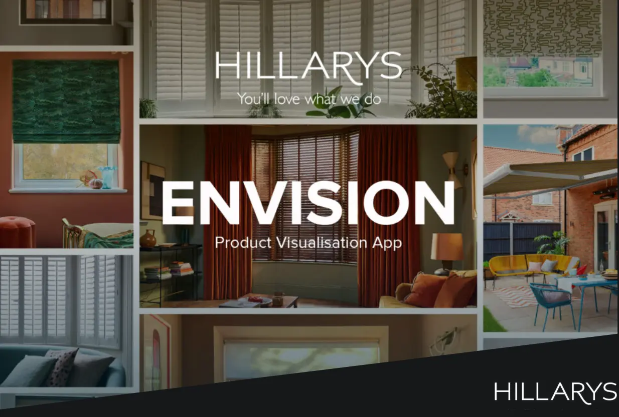 Hillarys product configurator app preview